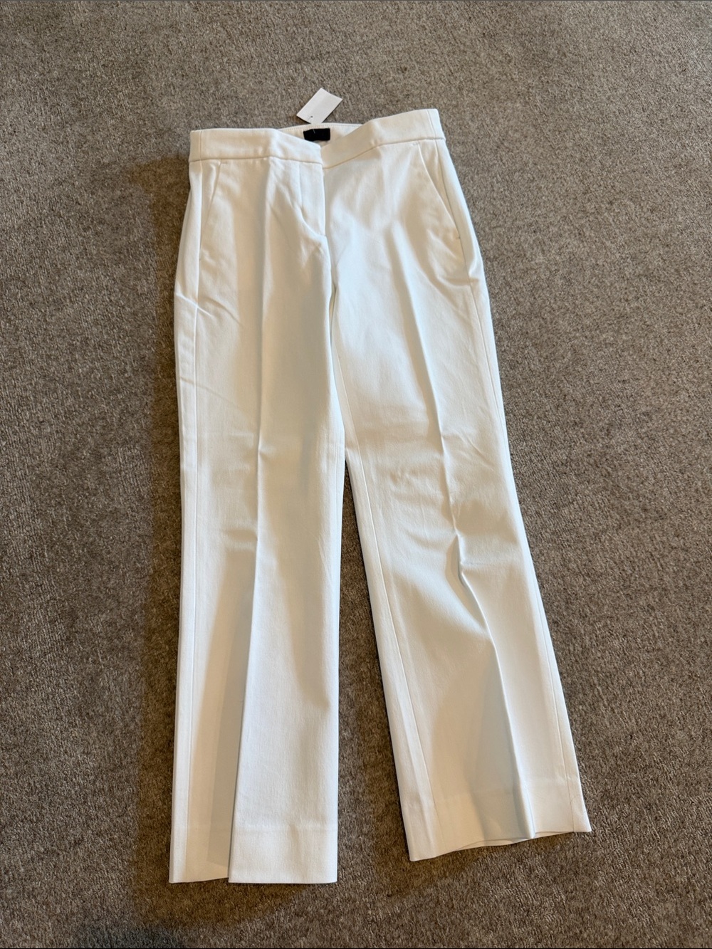NWT J. Crew Factory White Dress Pants SZ: 0